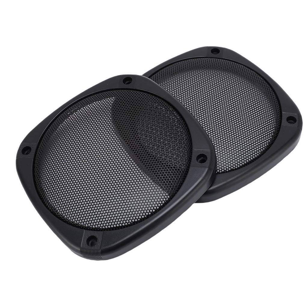 2Pcs Ceiling Speaker Grille Covers Commercial Metal Mesh Car Decorative Grills Accessory Part with 8 Mouting Screws