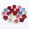 20 Pieces Silk Cherry Wedding Bride Wrist Decorative Flowers Diy Gifts Candy Box Christmas Decor for Home Artificial Flowers