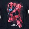 EVERSOUL Mobile Suit Gundam Short Sleeve T-Shirt, Red Comet, Char's Zaku, Mobile Suit, Zeon Forces, Men's, Black, Size L [Parallel Import]