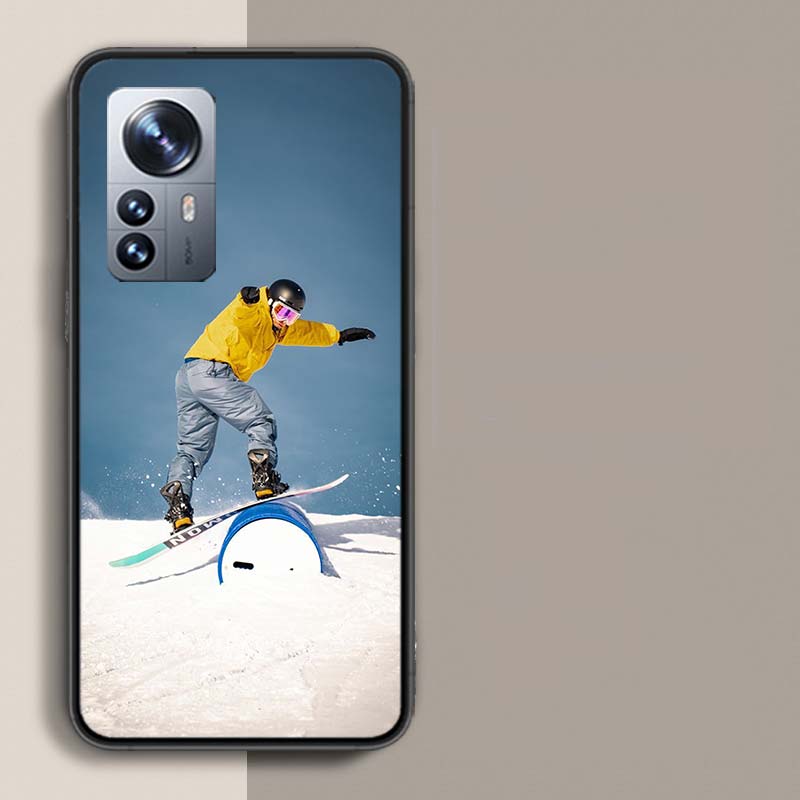 Экстремальный чехол для телефона Adventure Snowboarding для Xiaomi Mi 13 12T Poco F7 Pro 14 Ultra 15 Pro 12X 12 9 8 Lite 5G 11T 11i 10 10T
