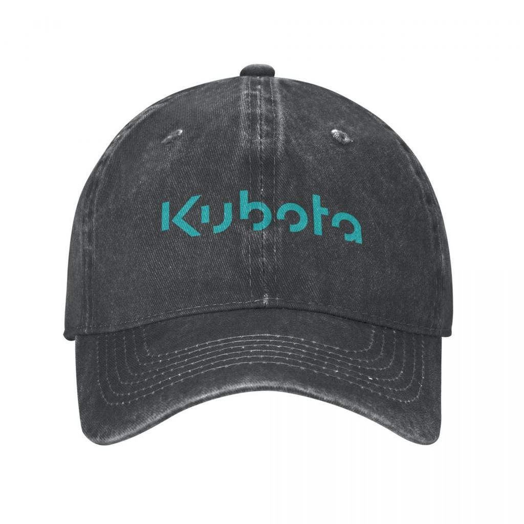 Kubota Logo Trucker Hats Аксессуары Винтажная хлопковая бейсболка с эффектом потертости для унисекс Регулируемая
