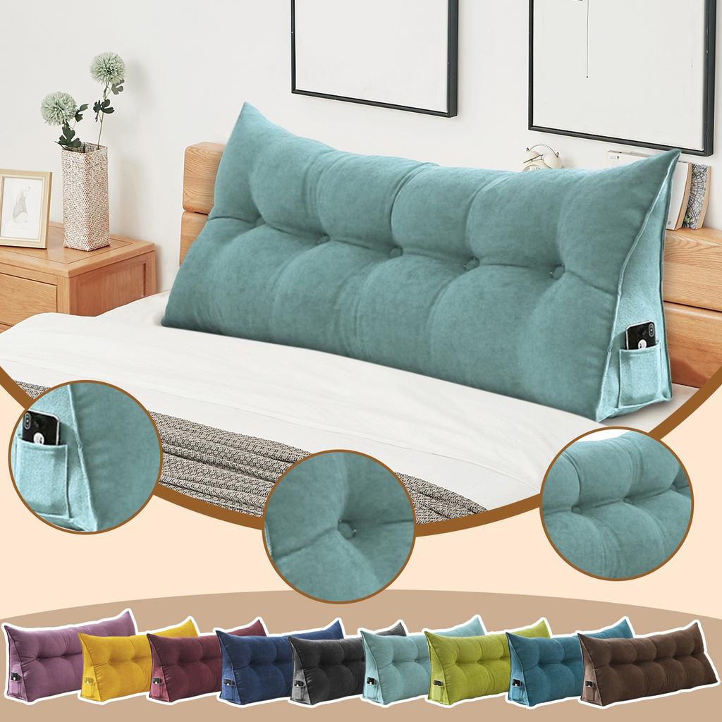 College Dormitory Double Bed Pillow, Reading Pillow, Headboard, Plush Backrest, Bedside Rest Pillow, Sofa Bed, Bunk Bed, Dormitory Cushions