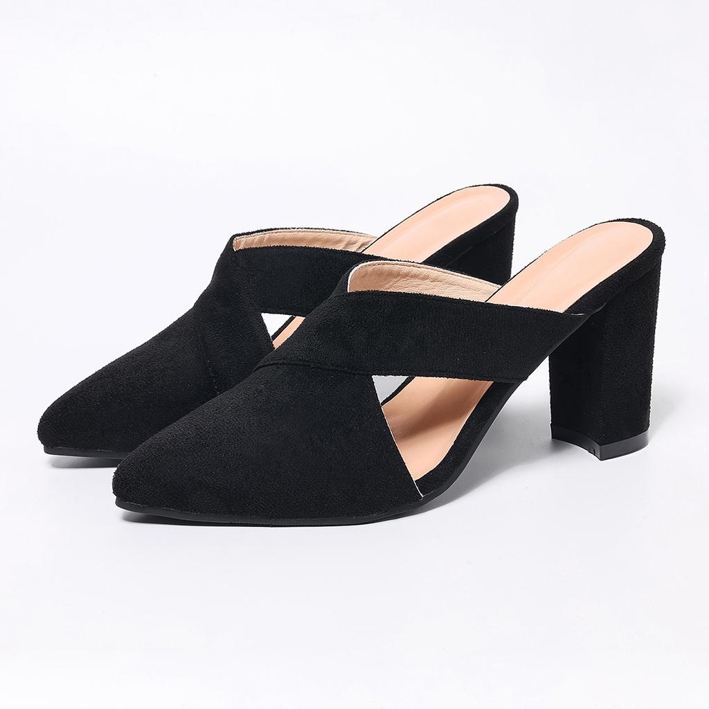 Модные туфли-лодочки на высоком каблуке с острым носком, женские сандалии, весенние модные туфли-лодочки, женская обувь, сексуальные модные сандалии баотоу, новая летняя обувь для женщин