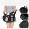 Front Seat Organizer Foldable Console Storage Caddy With Handle Interior Organizer Accessories For Toys Tissues Snacks Drinks