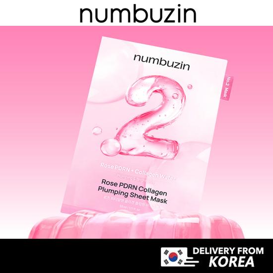 NUMBUZIN No.2 Rose PDRN Collagen Plumping Sheet Mask