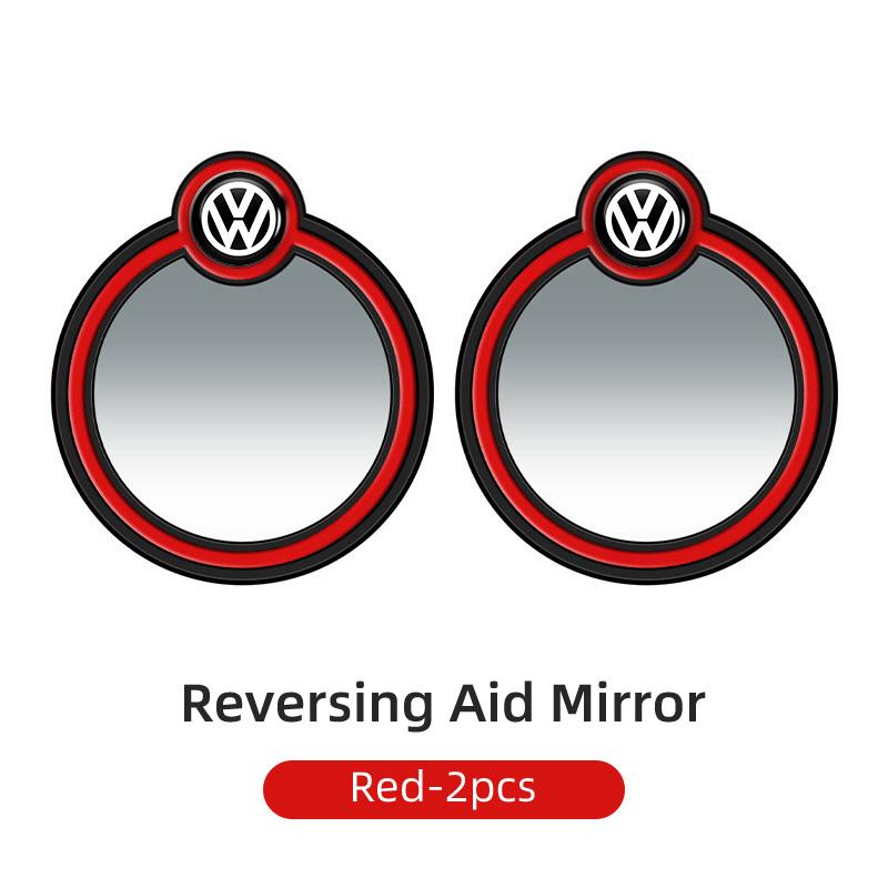 RSQ1 Car Stickers Rearview Mirror Auxiliary Blind Spot Assist Mirror with Suction Cup For VW Scirocc Beetle Tiguan Sharan Touran