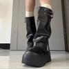 Retro Heightening Platform Pants Boots Women's Autumn New Sweet and Cool Versatile But Knee Boots Knight Boots