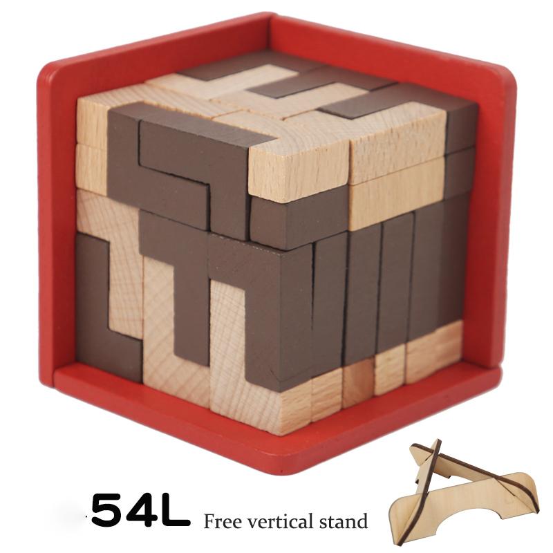 3D куб деревянный пазл творческий ранний образовательный конструктор блоки игрушка веселая игра для снятия стресса головоломка игрушка для детей подарок