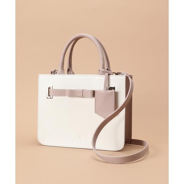 Двухцветная сумка-тоут M Scrunchie II маленького размера для девочек 00032410150003 Серо-бежевый [Samantha Thavasa]