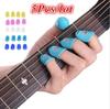 5Pcs/lot Thumb  Guitars Protect Split Fingers or Line By Pressing Elastic Silicone Ukuleles Finger