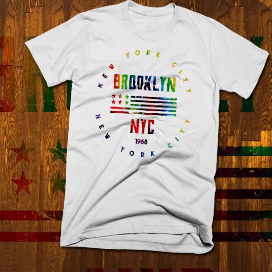New York T-Shirt S-3XL Brooklyn Manhattan Bronx Queens Staton Island