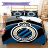 Club Brugge KV Pattern Bedding,Quilt Set Quilt Cover Pillowcase Home Birthday Gift(1 * duvet cover + 2 * pillowcase, without core)