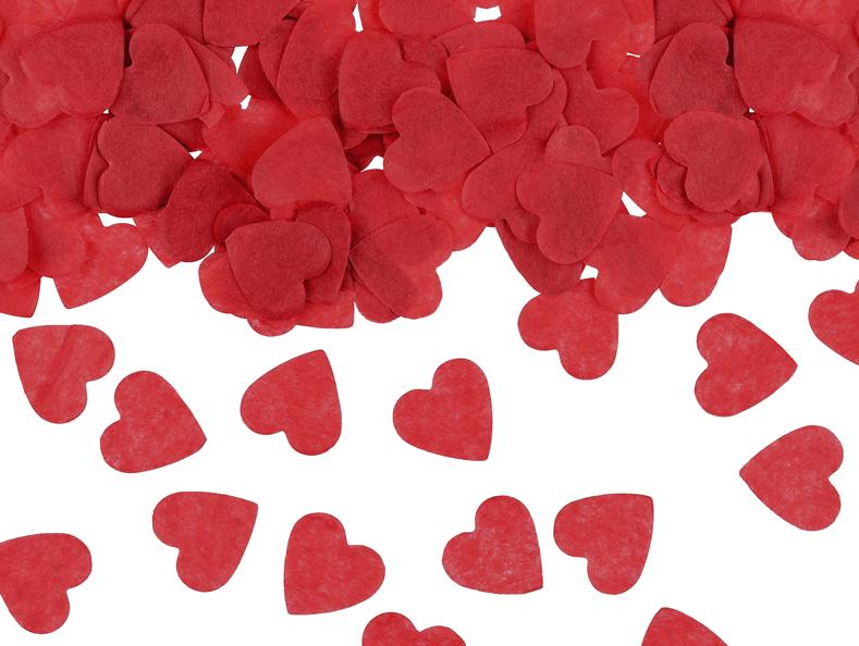 Confetti Shooter Red Hearts 28cm