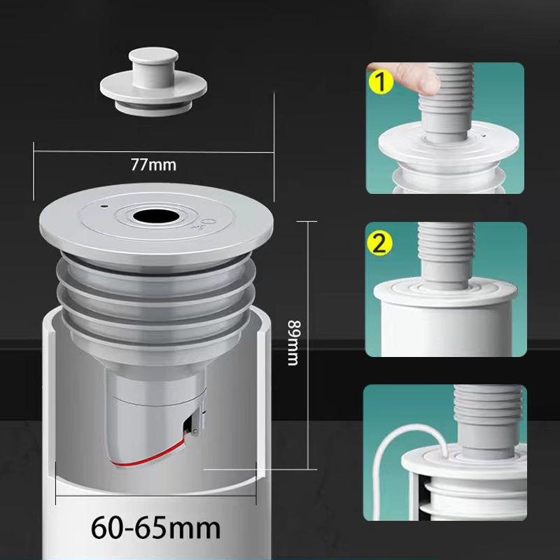 Силиконовый уплотнитель для канализации в ванной комнате, уплотнитель для кухонной раковины, заглушка для канализационной трубы, уплотнитель для стиральной машины, препятствующий появлению запаха, соединитель для слива в полу
