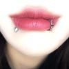 2 Pcs Stainless Steel Spike Non-piercing C Lip Ring Cone Lip Cuff Clip Fake Piercing Labret Fake Septum Body Piercing Jewelry