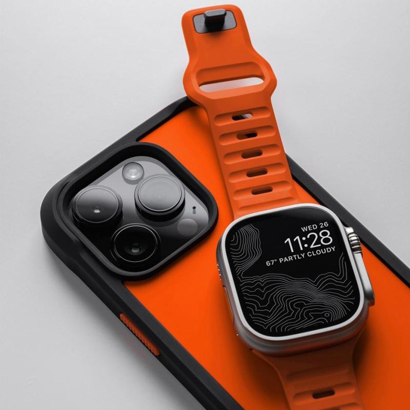 Спортивный ремешок для Apple Watch Ultra 8 7 Series 49MM 45MM Мягкий силиконовый резиновый ремешок для часов для iWatch 6 5 4 3 2 1 42MM 44MM Браслет