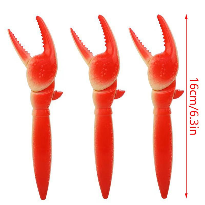 1 шт. забавная шариковая ручка в виде лапы лобстера, персональная ручка-зажим для краба, симпатичная креативная корейская канцелярия, канцелярские принадлежности для школы