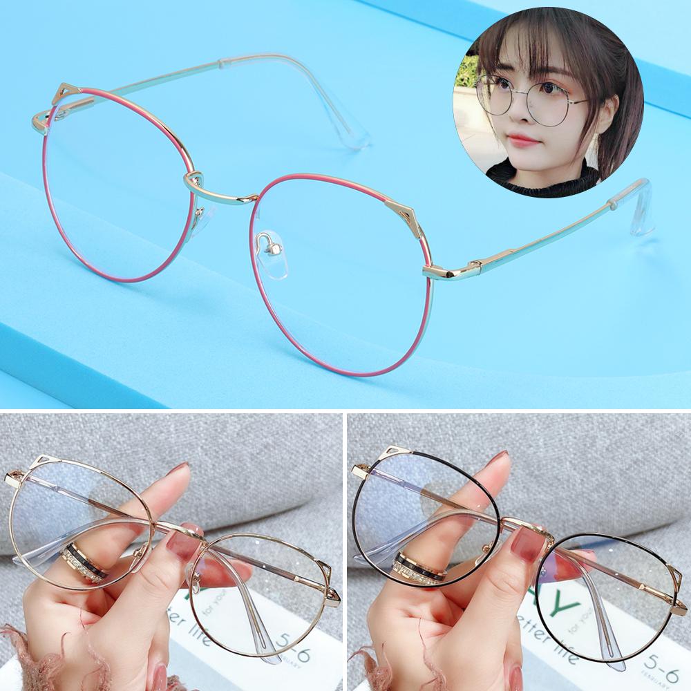 Protection Portable Cat Ears Eyeglasses Ultra Light Frame Computer Goggles Anti-Blue Light Glasses