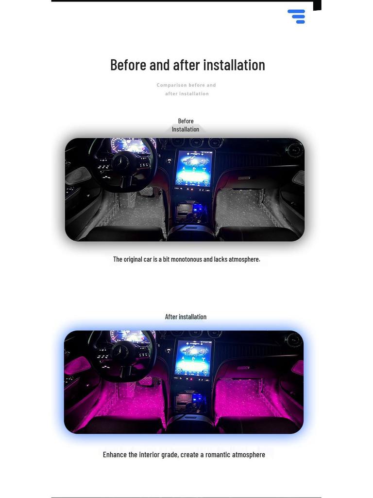 Светодиодная подсветка салона автомобиля Dream Color Rhythm