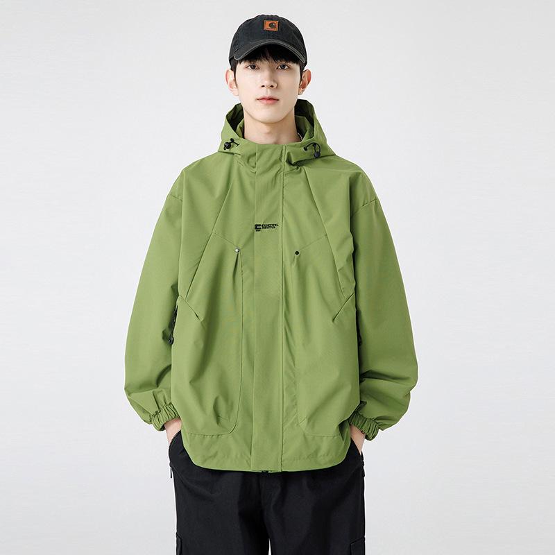 Куртка мужская японская модная брендовая свободная куртка с капюшоном для альпинизма мужская весенне-осенняя американская повседневная рабочая куртка