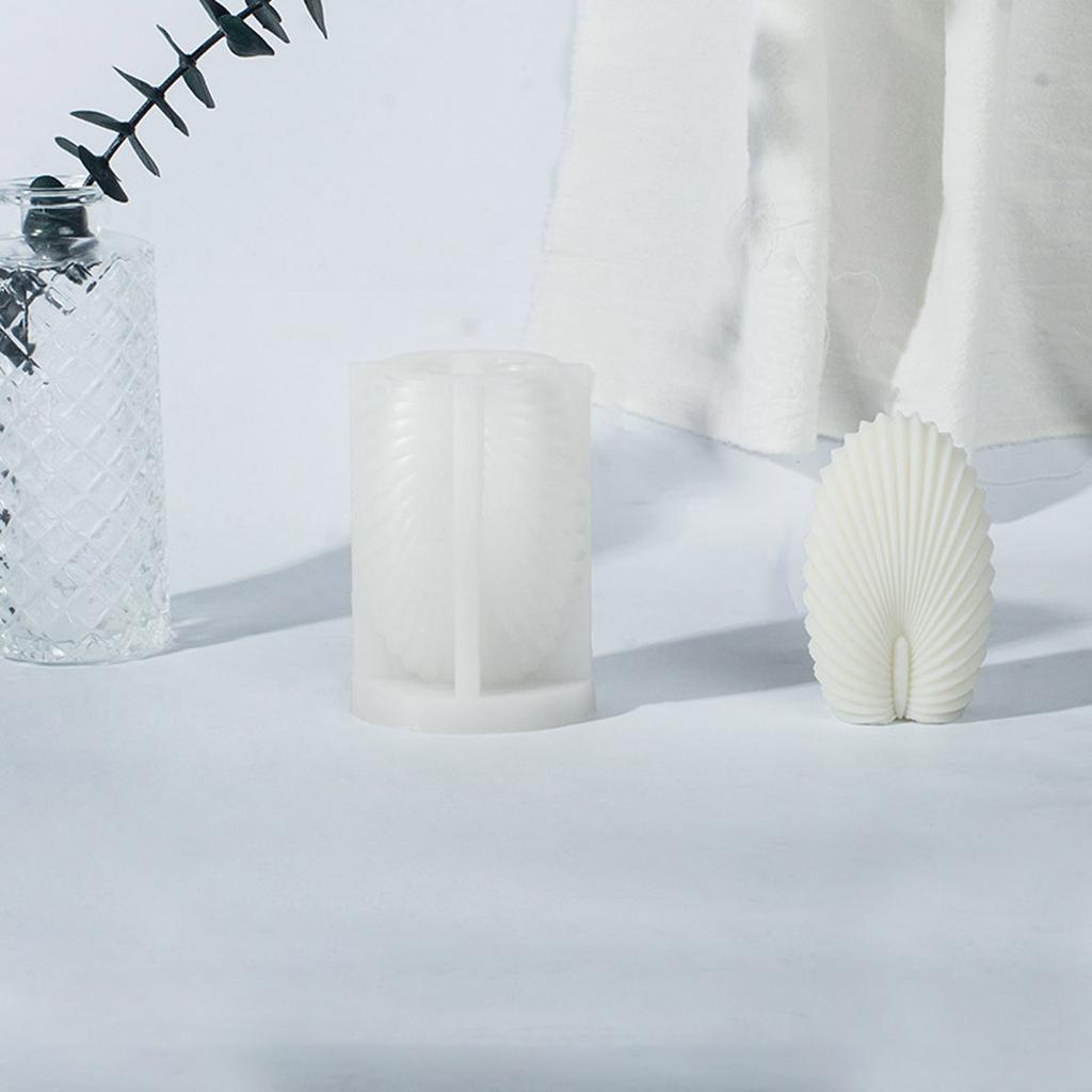 Силиконовая форма для свечей, 3D-форма из эпоксидной смолы в форме ракушки для самостоятельного изготовления свечей, поделок, домашнего декора