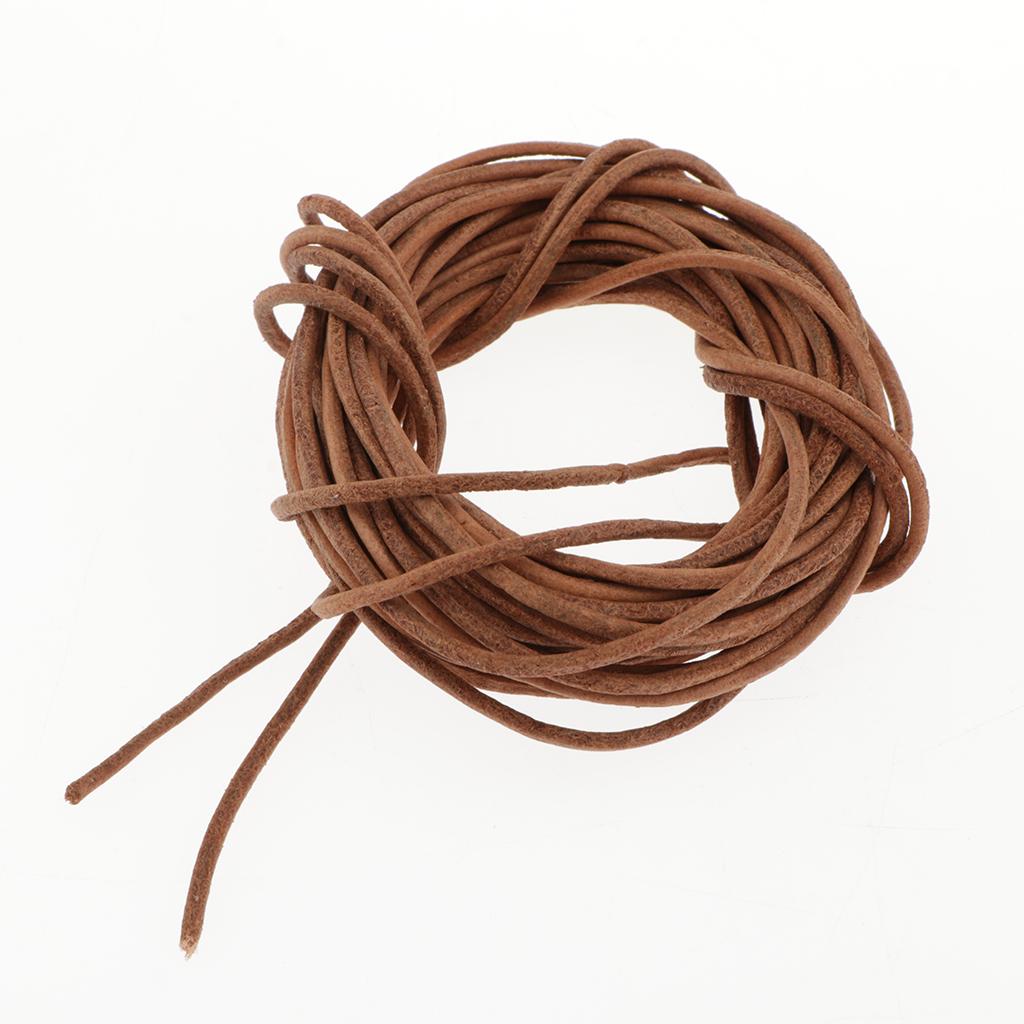 5 метров кожаный ремешок-шнур для изготовления ювелирных изделий из ниток, браслетов своими руками 1 мм