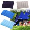 Hiking Beach Car Plane Air Pillows Head Rest Camp Gears Travel Pillow Portable Ultralight Inflatable PVC Nylon Square Pillow New