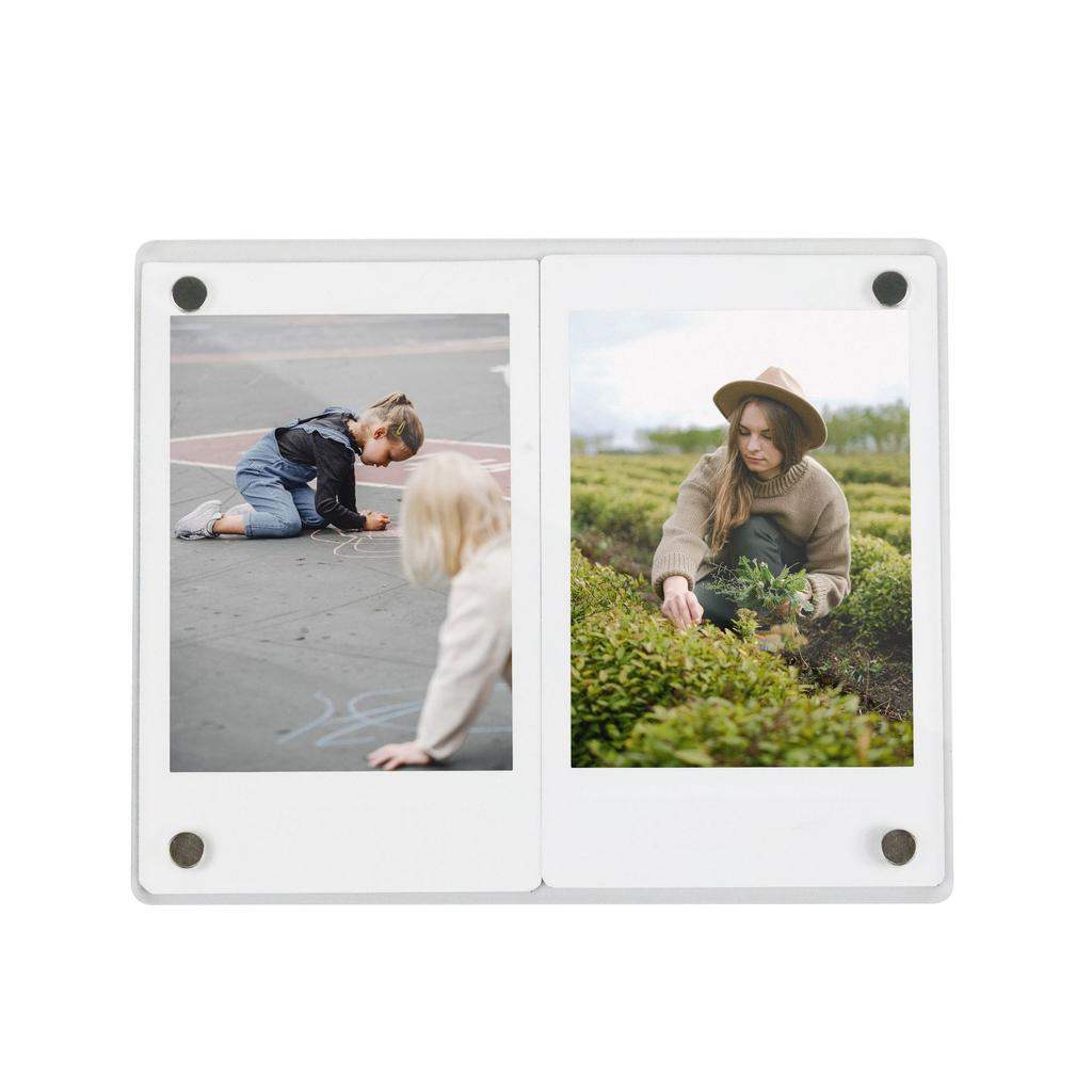 [Film Lab] Transparent Magnetic Photo Frame Fridge Magnet for Instax Mini SQ Wide Polaroid Photo CAC73