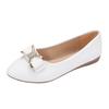 Moccasins Women Silk Lace Bow Flat Shoes Square Toe Soft Bottom Slip On Loafers Woman Ballet Flats Platform Shoes