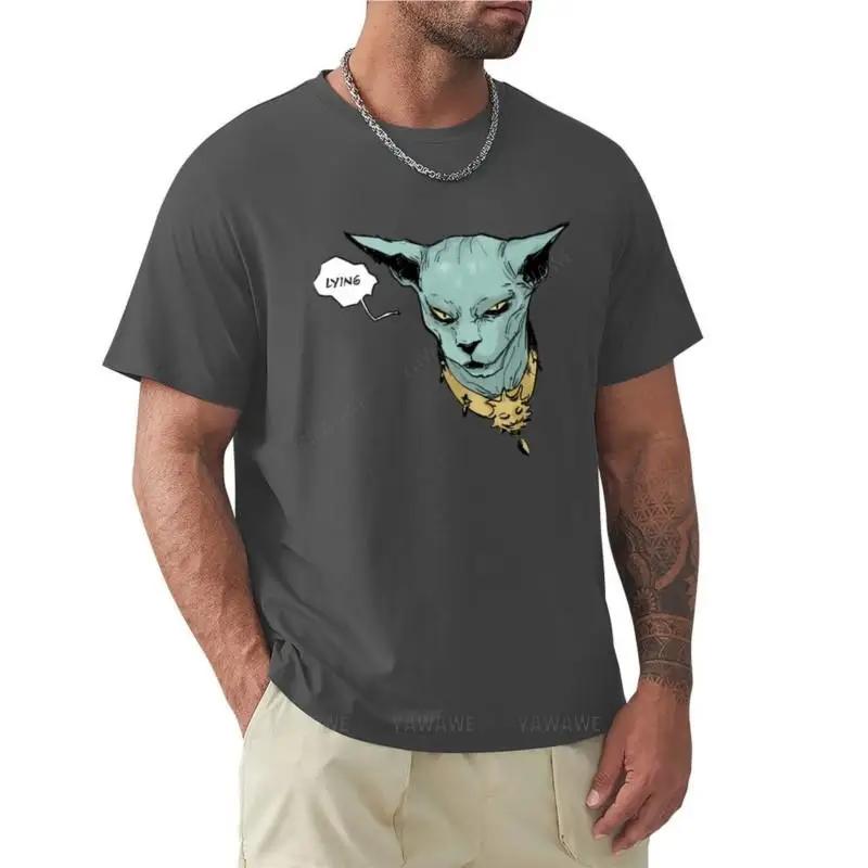 Tshirt Unisex Lying Cat Tshirt Boys Animal Print Shirt Short Tshirt T Shirts For Unisex Cotton Boys Brand Tshirts