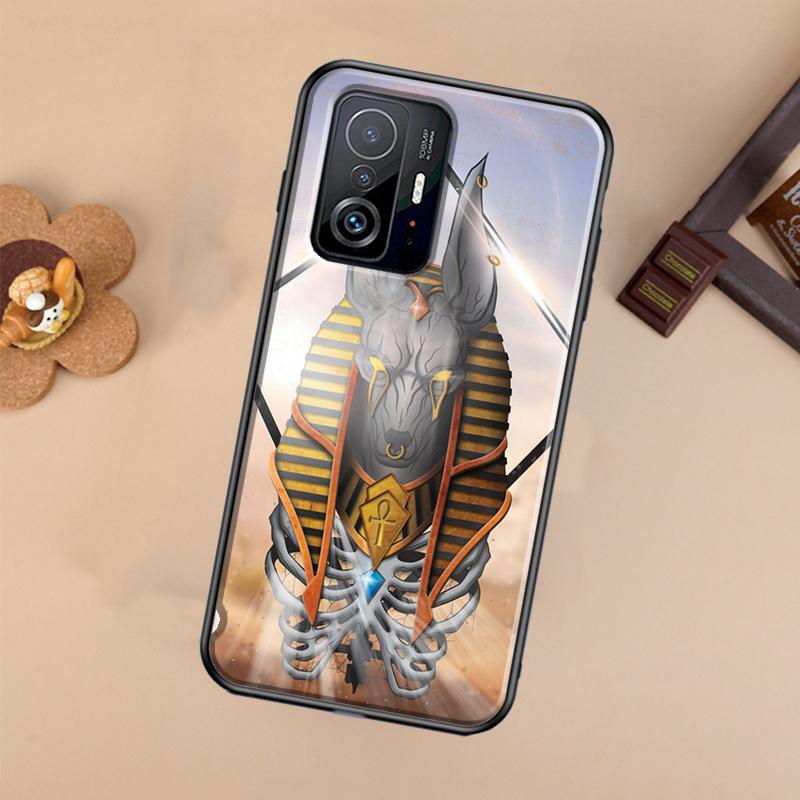 Египетский Бог Анубис Чехол Для Xiaomi POCO X7 X6 X5 X3 Pro F3 F5 F6 M6 Pro 13 14 Ultra 11T 12T 13T 14T Pro Обложка