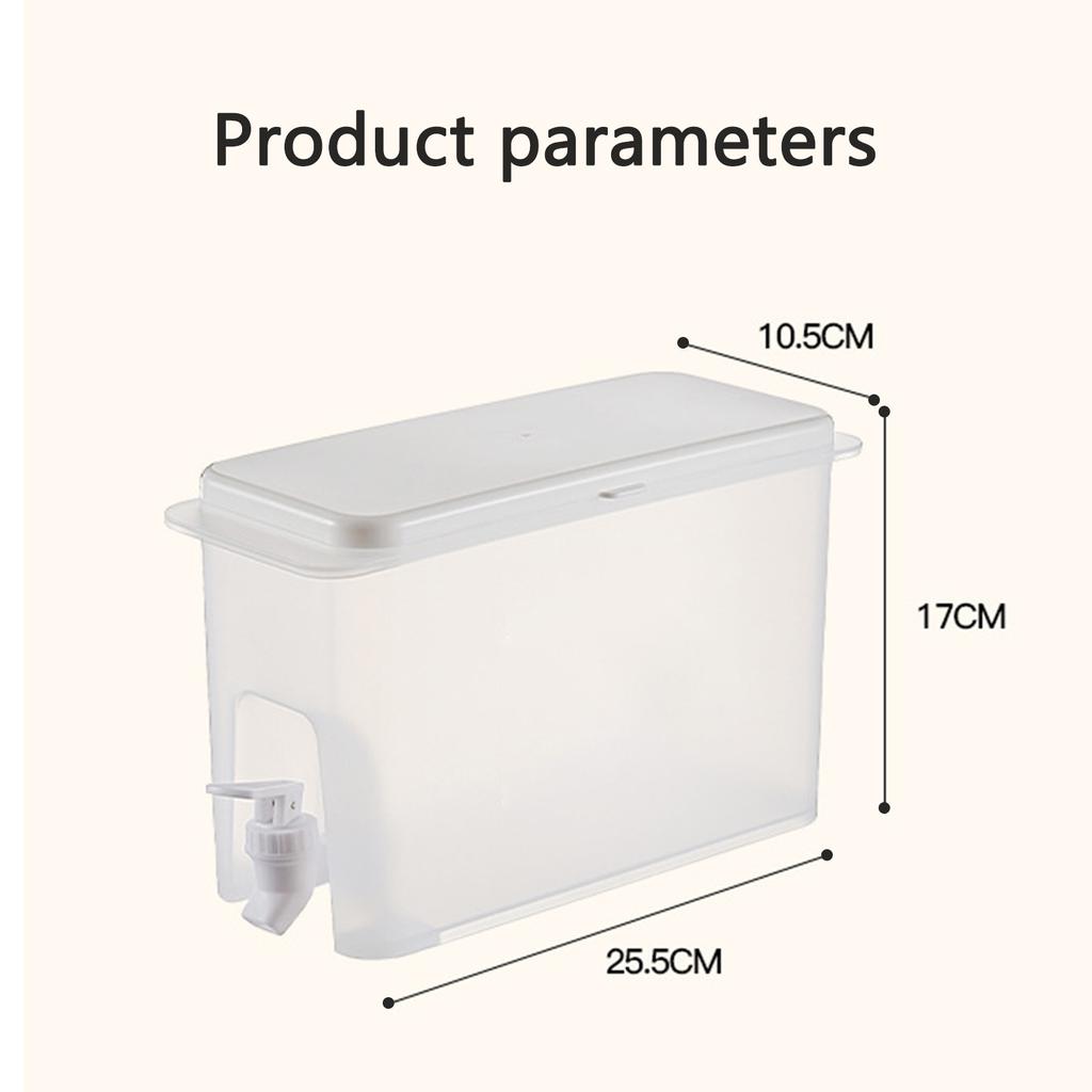 Летний бытовой чайник с краном, многоцелевой практичный диспенсер для воды для приготовления фруктового чая