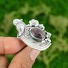 Natural Ruby Zoisite 925 Silver Multi Stone Bird Adjustable Ring For Women