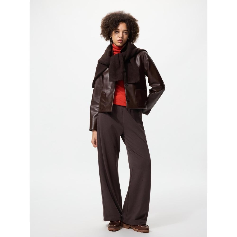 Uniqlo Теплые флисовые прямые брюки  Длина штанины от 72,5 до 75,5 см  Длинная длина