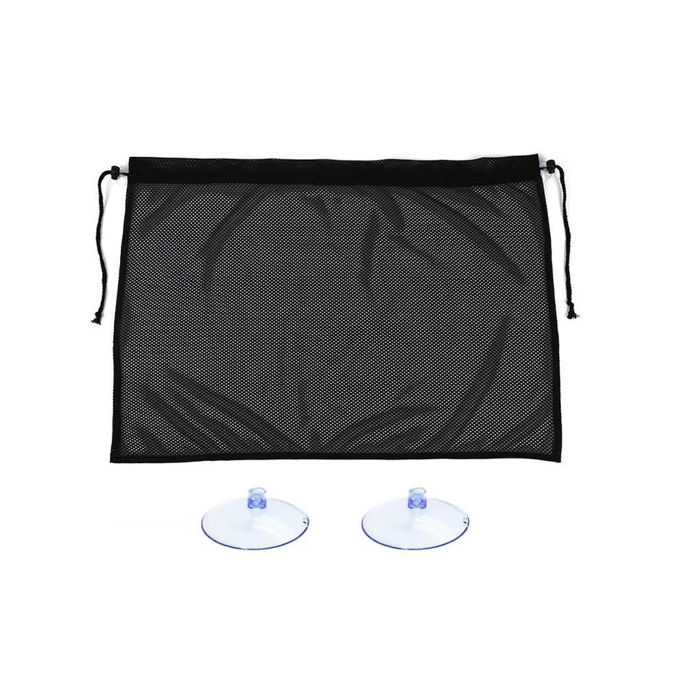 1pc Universal Car Window Sun Visor Car Windshield Mesh Sunshade Car Anti-UV Shade Curtain Black Auto Exterior Accessories
