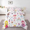 Boho Rainbow Bedding Set For Girls Twin,Cute Bohemian Eyes Moon Sun Comforter Set Kawaii Cloud Dream Catcher Bedding Comforter Sets For Kids