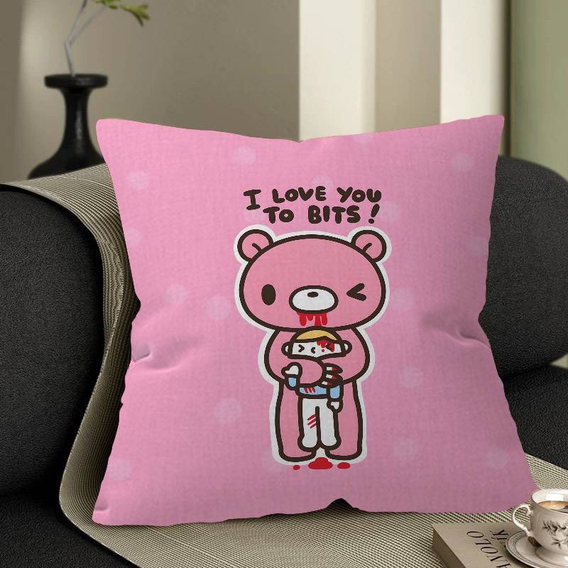 Popular Character GGloomy BBear Personalized Pillow Dust Cover Bedroom Kids Party Decoration Pillowcase Birthday Children Gift