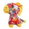 Handcrafted Embroidered Animal Plush With Pp Cotton Filling For Holiday Decoration