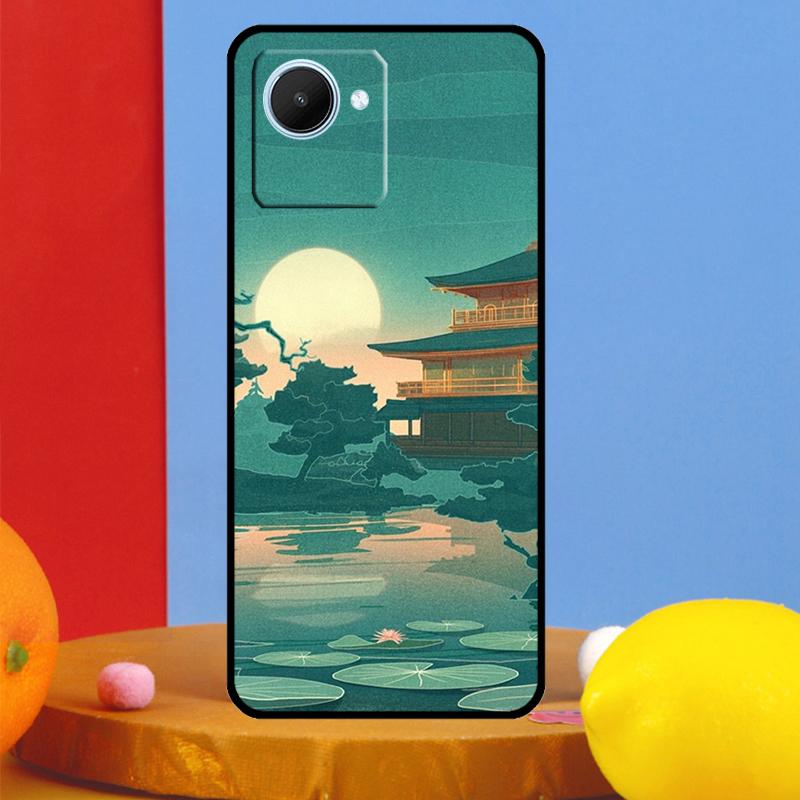 Японский стиль Арт Япония Для Realme 12 9 10 11 Pro Plus C67 C55 C53 C51 C35 C33 C30 C25s C21Y C31 GT5 GT Neo 6 Чехол