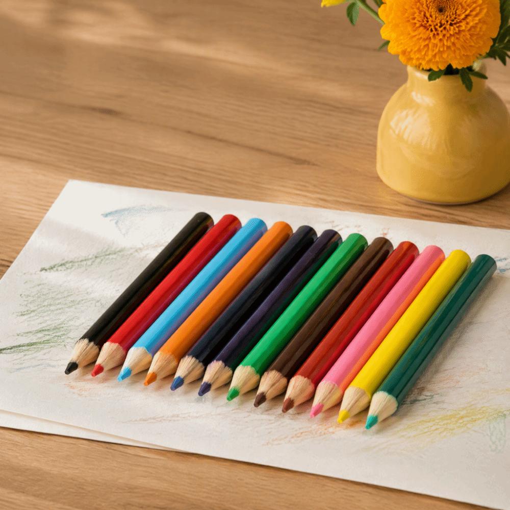 Wood Colored Pencils Mini Art Pencils Practical Graffiti Art Pencils Art Creation