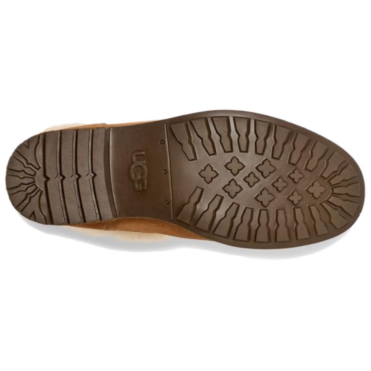 UGG Удобные Теплые Короткие Ботинки Женские ботинки Коричневые 1166756-CHE