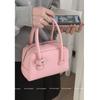 Spring Pink Bag Women's Handbag 2025 New Simple Small Square Bag Versatile Shoulder Messenger Bag One Piece Delivery