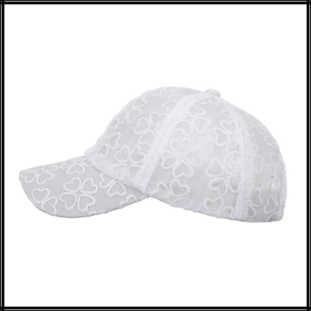 Кепка Mesh CA691 [Белый Клык], Четырехлистный клевер, Спорт, Бег, На открытом воздухе, Женская, Мужская, (белый)
