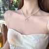 Женское Двухслойное Нишевое Ожерелье с Бантом