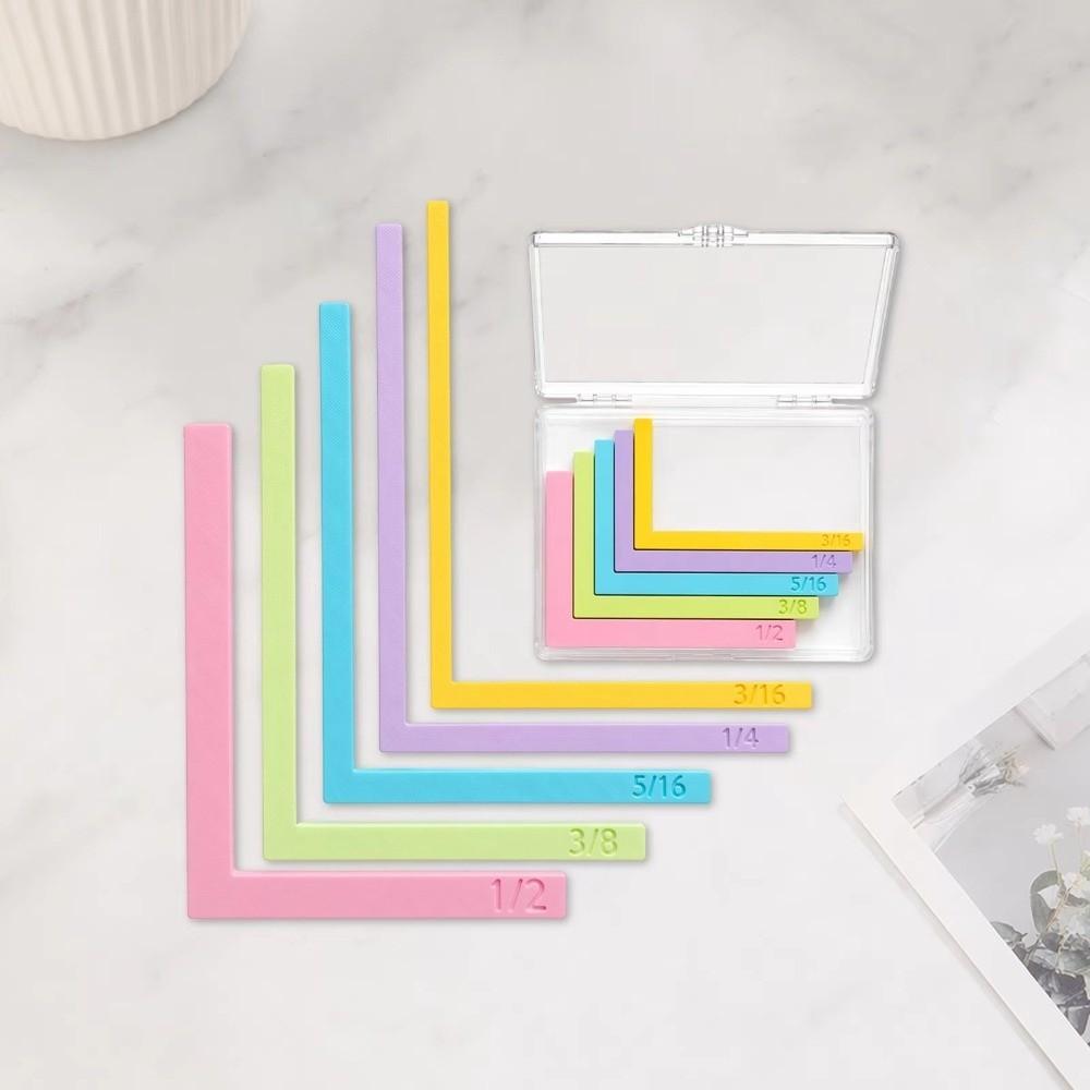 With Storage Case Paper Craft Alignment Guide Color-Coded Card Positioning Tool Paper Crafting
