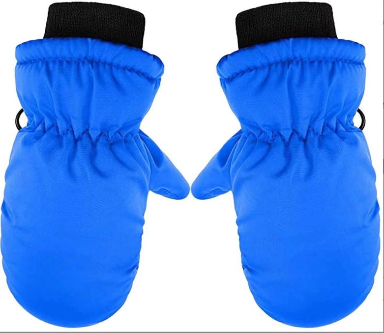 Thick Warm Children Ski Gloves 2-5Year Boys Girls Plush Mittens Windproof Waterproof Outdoor Baby Hand Covers Winter Kids Glove