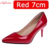 Fashion Aphixta 7cm Thin Heels Pumps Women Stiletto-heel Dress Women Shoes Wedding Official Leisure Shoes Plus Big Size 49 50