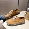 Novelty Lace Up Spring Summer Loafers Comfy Round Toe Women Pu Leather Moccasins Woman Soft Soled Flats Shoes