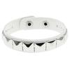 PU Leather Rivet Bracelet Bangle Bangle Unique Metal Wristband  Men Women