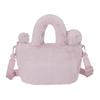 Fila Casual Plush Fabric Shoulder Crossbody Handbag Mini Women handbags Cotton-Candy-White Cream-Pink Newborn-Blue T13W443121F-395581